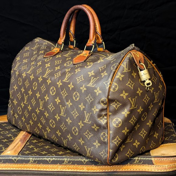 Louis Vuitton Handbags - LOUIS VUITTON Speedy 40 Monogram Canvas - Vintage - with Lock & Key